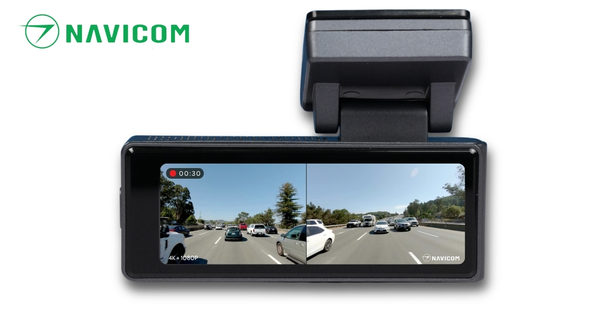 Camera hanh trinh NAVICOM D4K Pro man hinh IPS 3.2 inch sac net