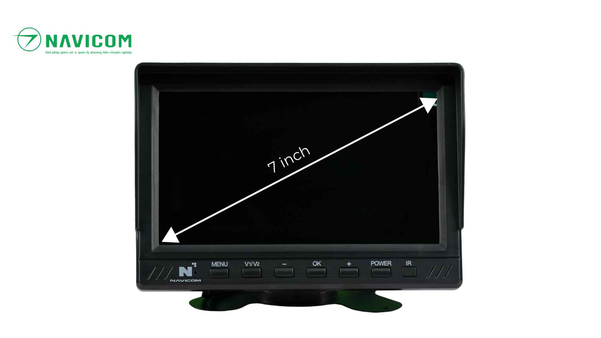 CAMERA HÀNH TRÌNH XE TẢI / MÀN HÌNH GIÁM SÁT NAVICOM GT7WS - 2 KÊNH FULL HD, TÍCH HỢP WIFI & GPS