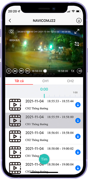 Camera hành trình trước trong và sau xe Navicom X5-3CH 4G GPS giám sát video từ xa