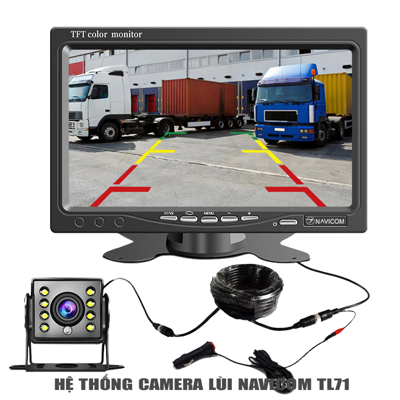 Camera lùi xe tải 24V Navicom TL71