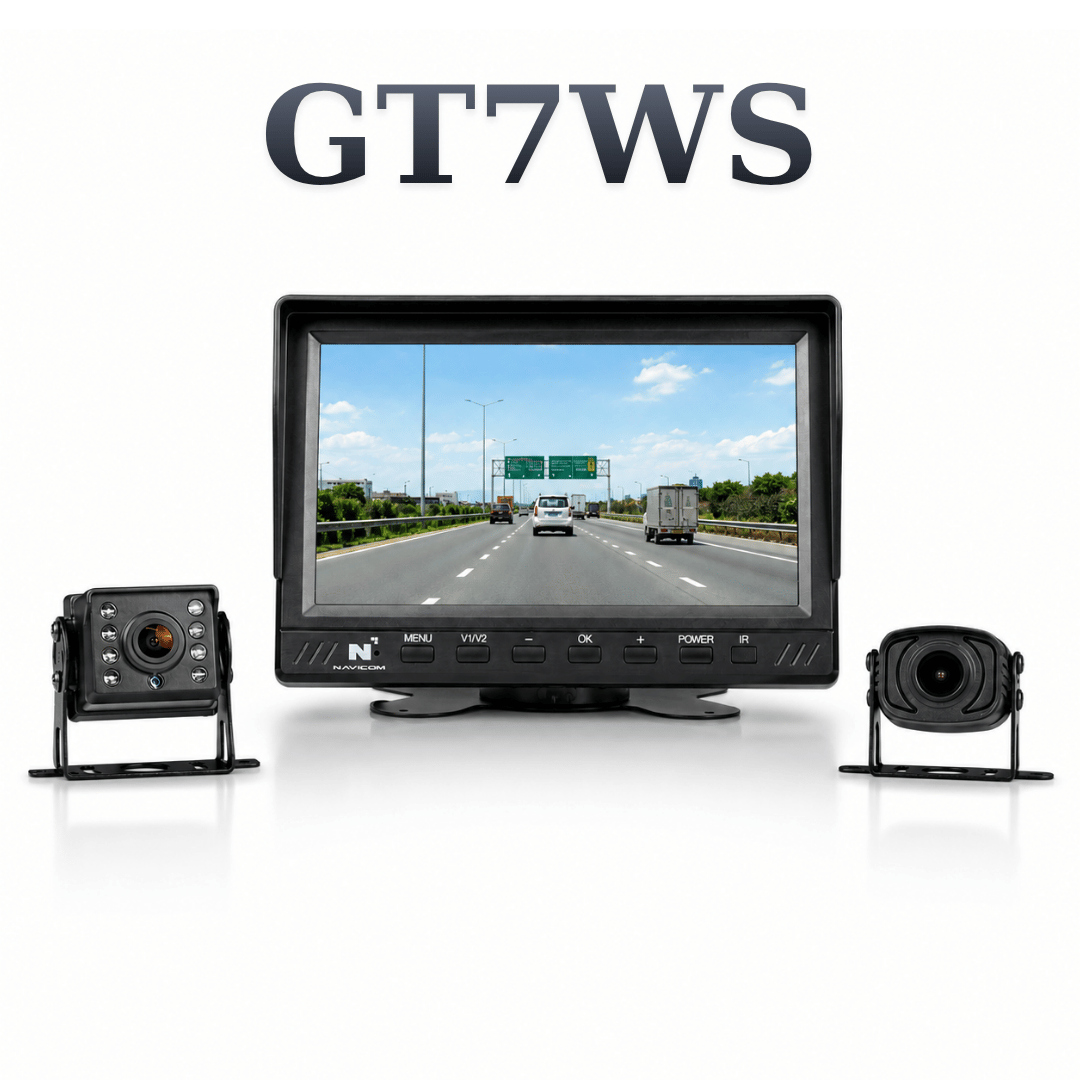 CAMERA HÀNH TRÌNH XE TẢI / MÀN HÌNH GIÁM SÁT NAVICOM GT7WS - 2 KÊNH FULL HD, TÍCH HỢP WIFI & GPS